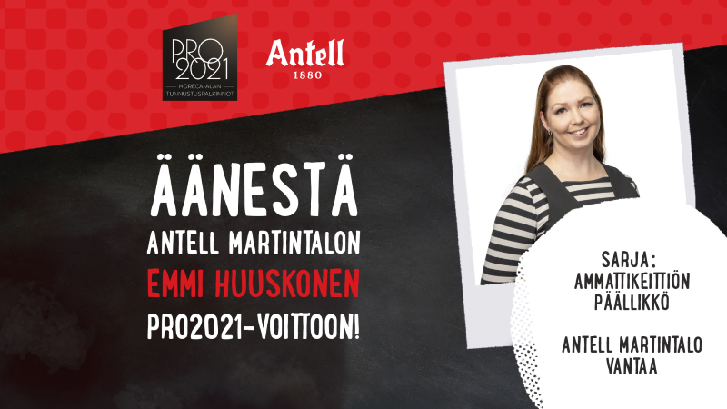 Image for Emmi on Antellin PRO2021-finalisti!